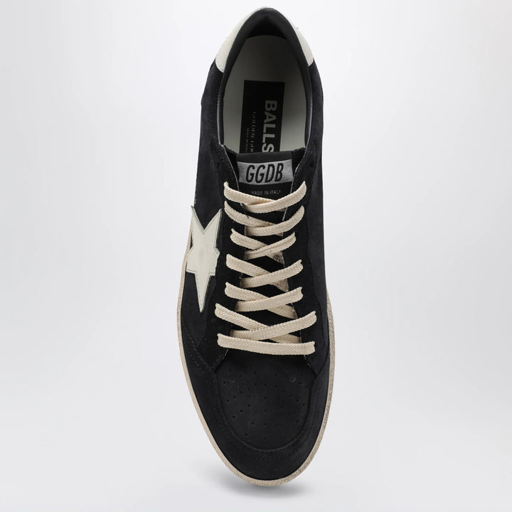 Golden Goose - Dark blue/white Ball Star sneakers in suede and leather Brand Apparel &amp; Accessories > Shoes 44 IT