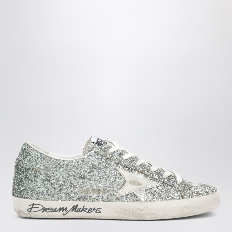 Shoes Golden Goose - Super-Star sneakers in silver glitter with degrade effect - 39 IT Brand