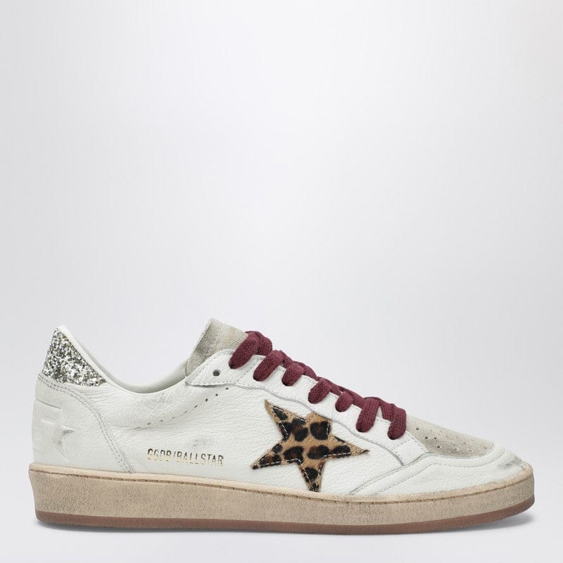 Shoes Golden Goose - Ball Star sneakers with leopard-print pony hair star - 39 IT Brand