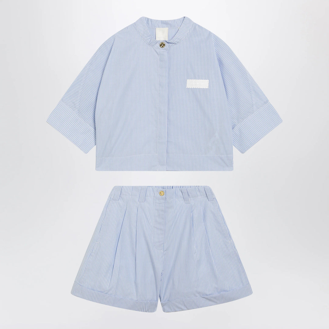 Givenchy - Light blue cotton two-piece set