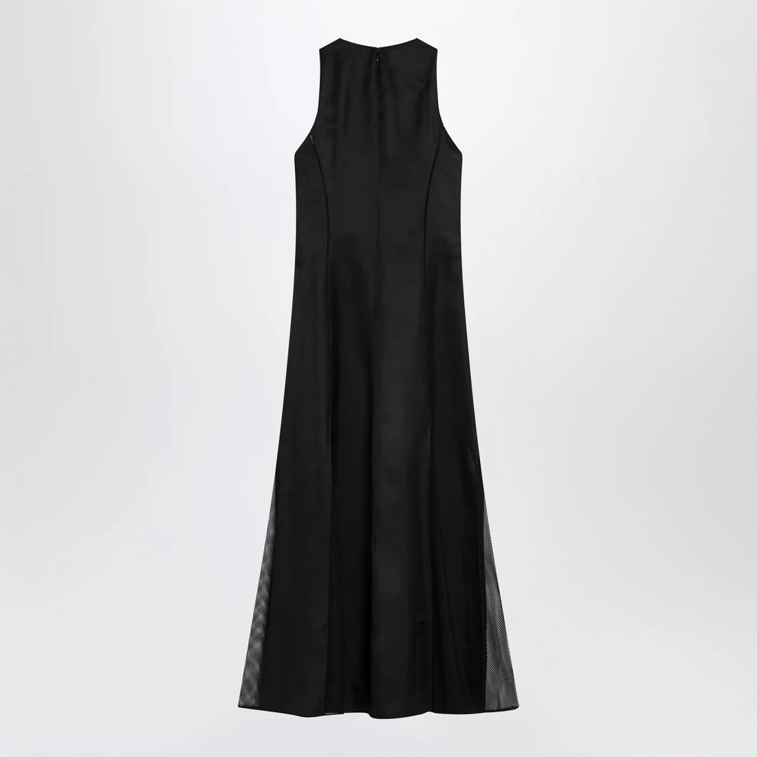LouLou De Saison - Iraka dress in black silk twill