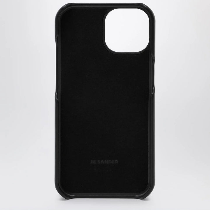 Jil Sander - Black iPhone 15 Pro cover with logo