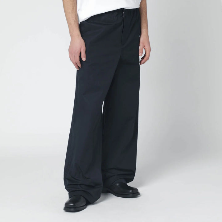 Jil Sander - Midnight blue cotton trousers