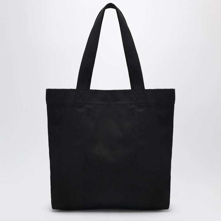adidas Y-3 - Black canvas bag with logo print