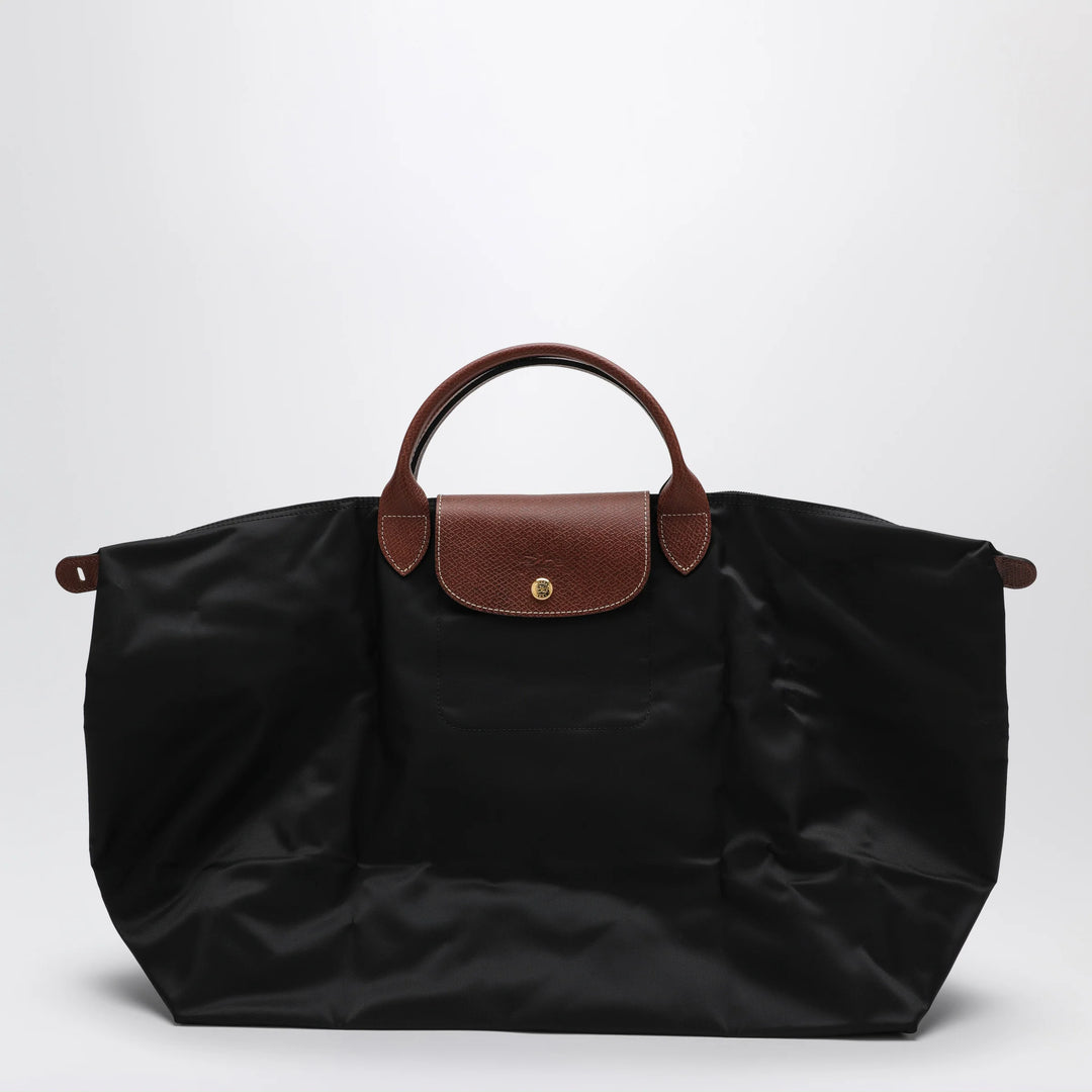 Longchamp - Black Travel bag Le Pliage Original L