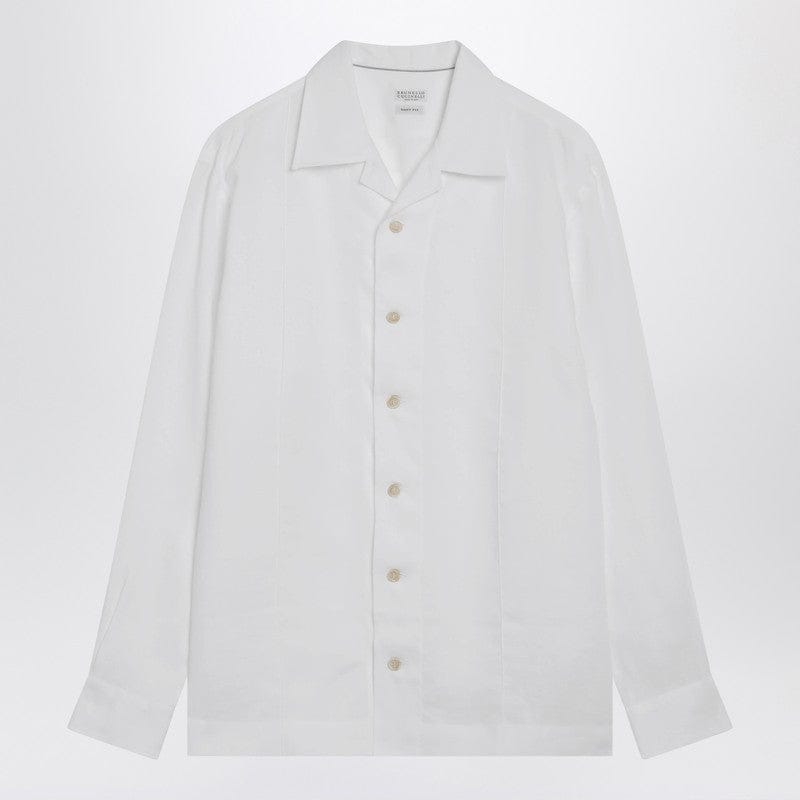 Shirts & Tops Brunello Cucinelli - White linen East Fit shirt - XL Brand