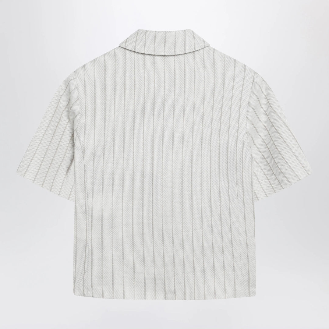 Max Mara - Pinstripe piqué jersey jacket