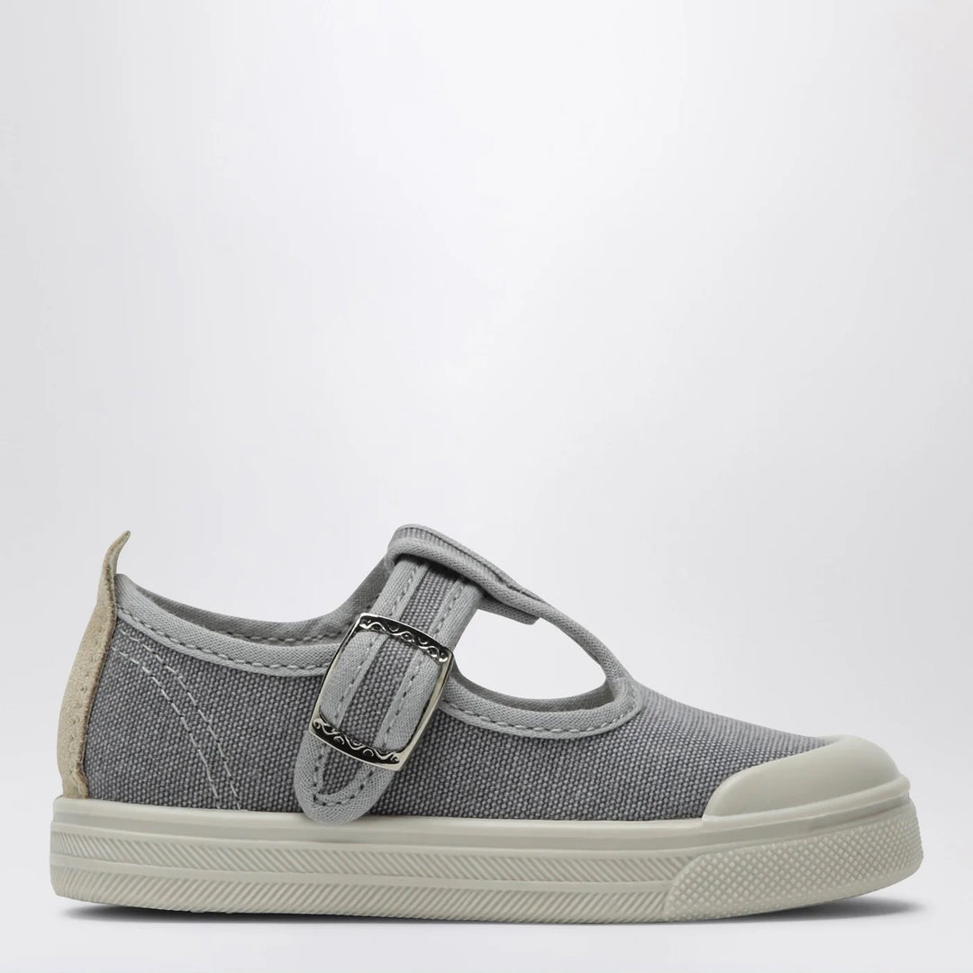 Il Gufo - Gray canvas sandal