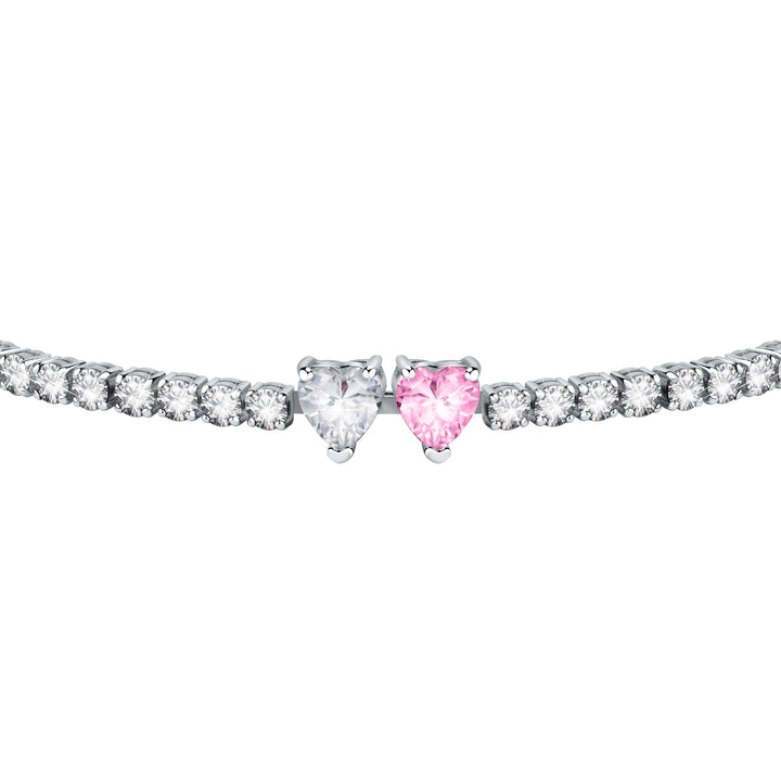 Chiara Ferragni Diamond Heart White and Fairytale Tennis Bracelet