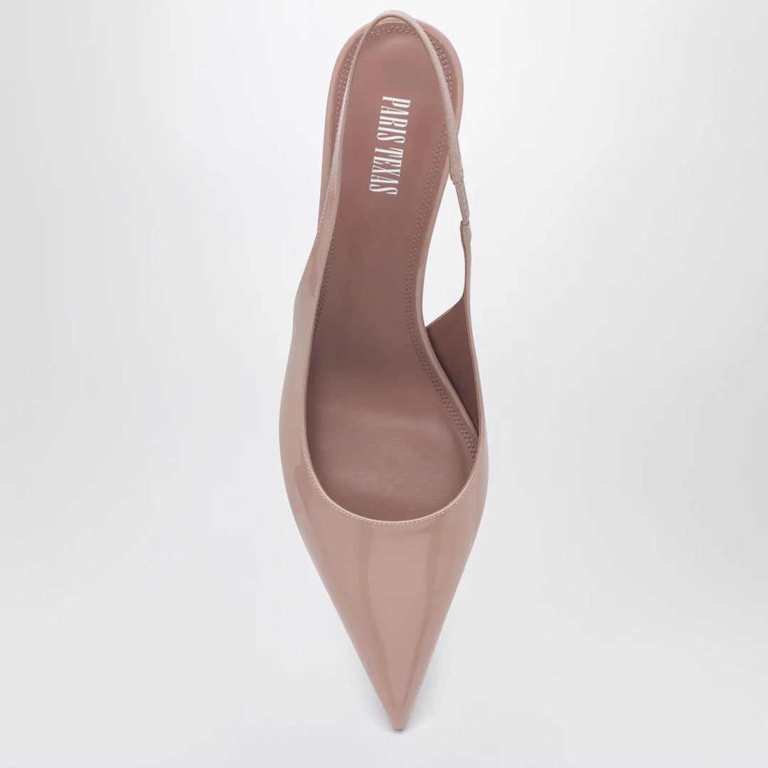 Paris Texas - Lidia pink patent leather slingback