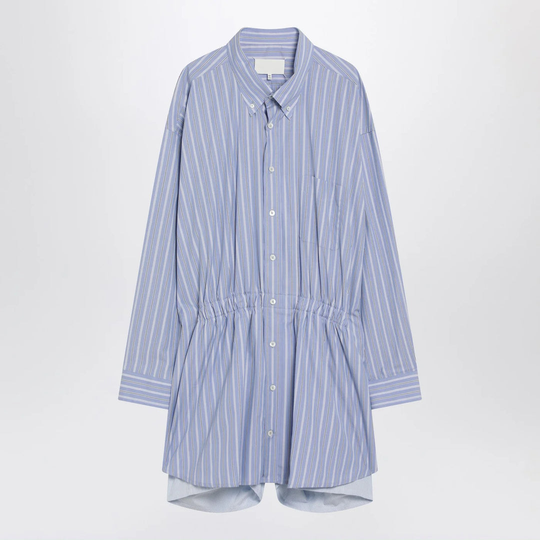Maison Margiela - Light blue striped shirtdress