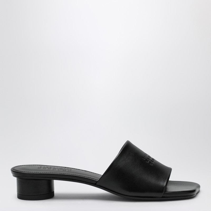 Shoes MM6 Maison Margiela - Black Anatomic sandals with low heel - 39,5 IT Brand