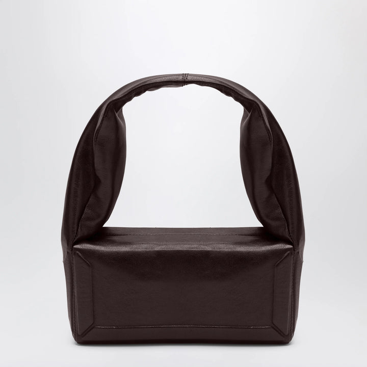 Maison Margiela - Box East West Small Bag in Burgundy Leather