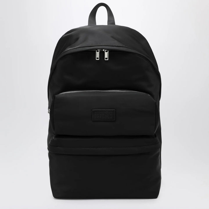 MM6 Maison Margiela - Numeric black nylon backpack