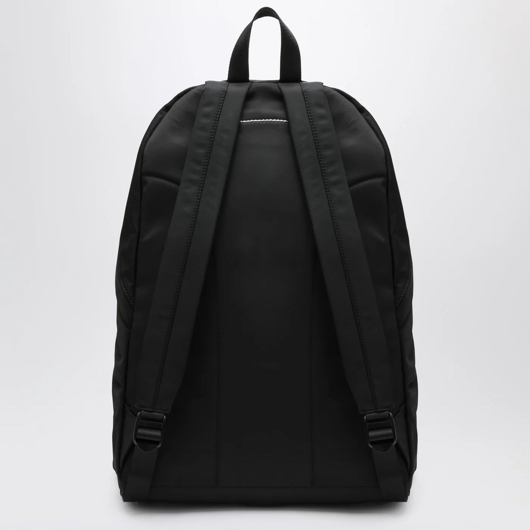 MM6 Maison Margiela - Numeric black nylon backpack
