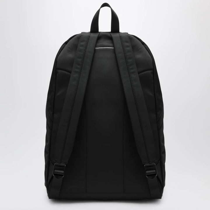MM6 Maison Margiela - Numeric black nylon backpack
