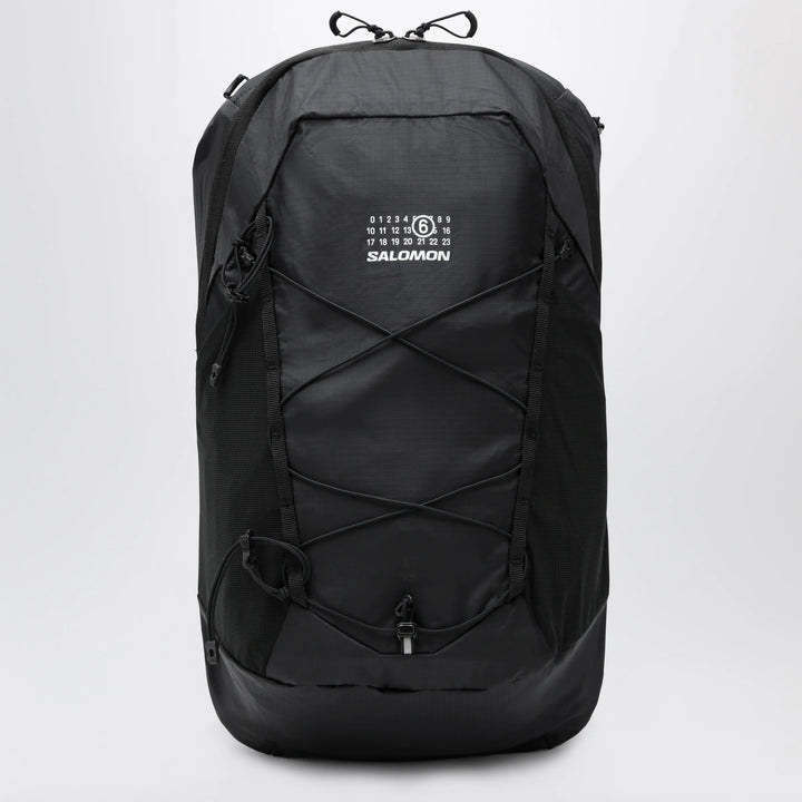 MM6 Maison Margiela - XT-15 technical nylon backpack in black and white