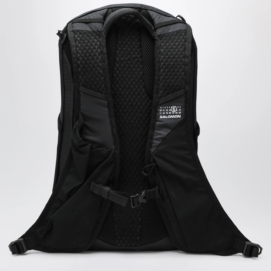 MM6 Maison Margiela - XT-15 technical nylon backpack in black and white