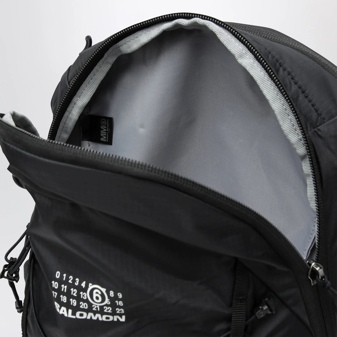 MM6 Maison Margiela - XT-15 technical nylon backpack in black and white