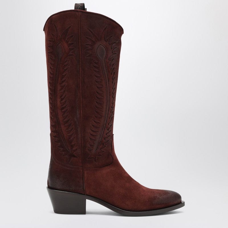 Shoes Sartore - Brown suede Frida western boot - 40 IT Brand