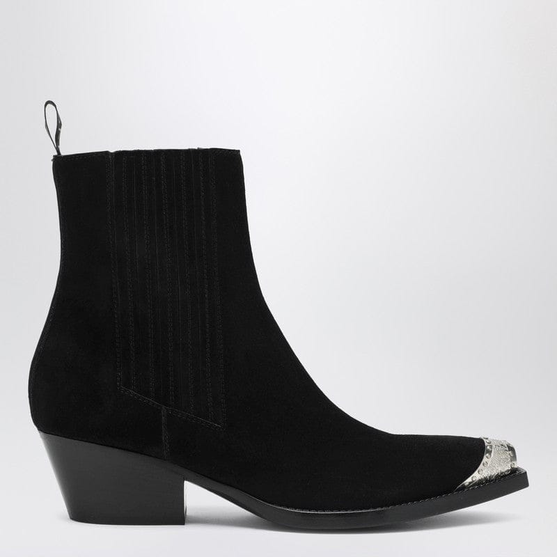 Shoes Sartore - Black suede Wax ankle boot - 38 IT Brand
