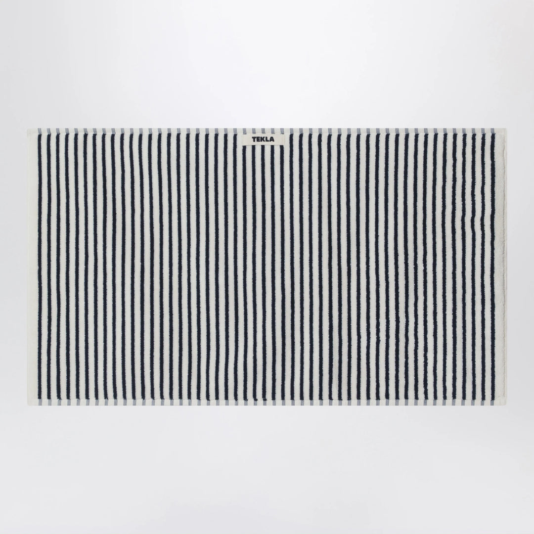 Tekla - White striped towel 50x90
