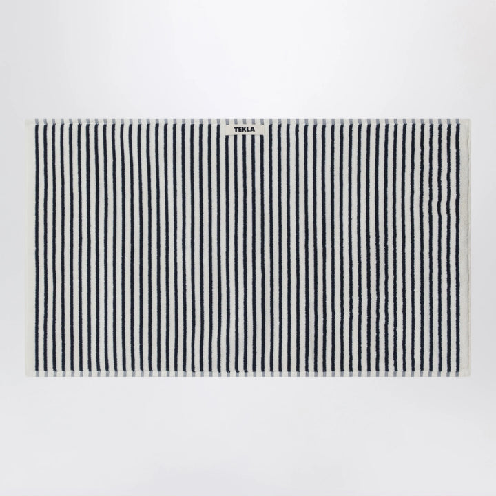 Tekla - White striped towel 50x90