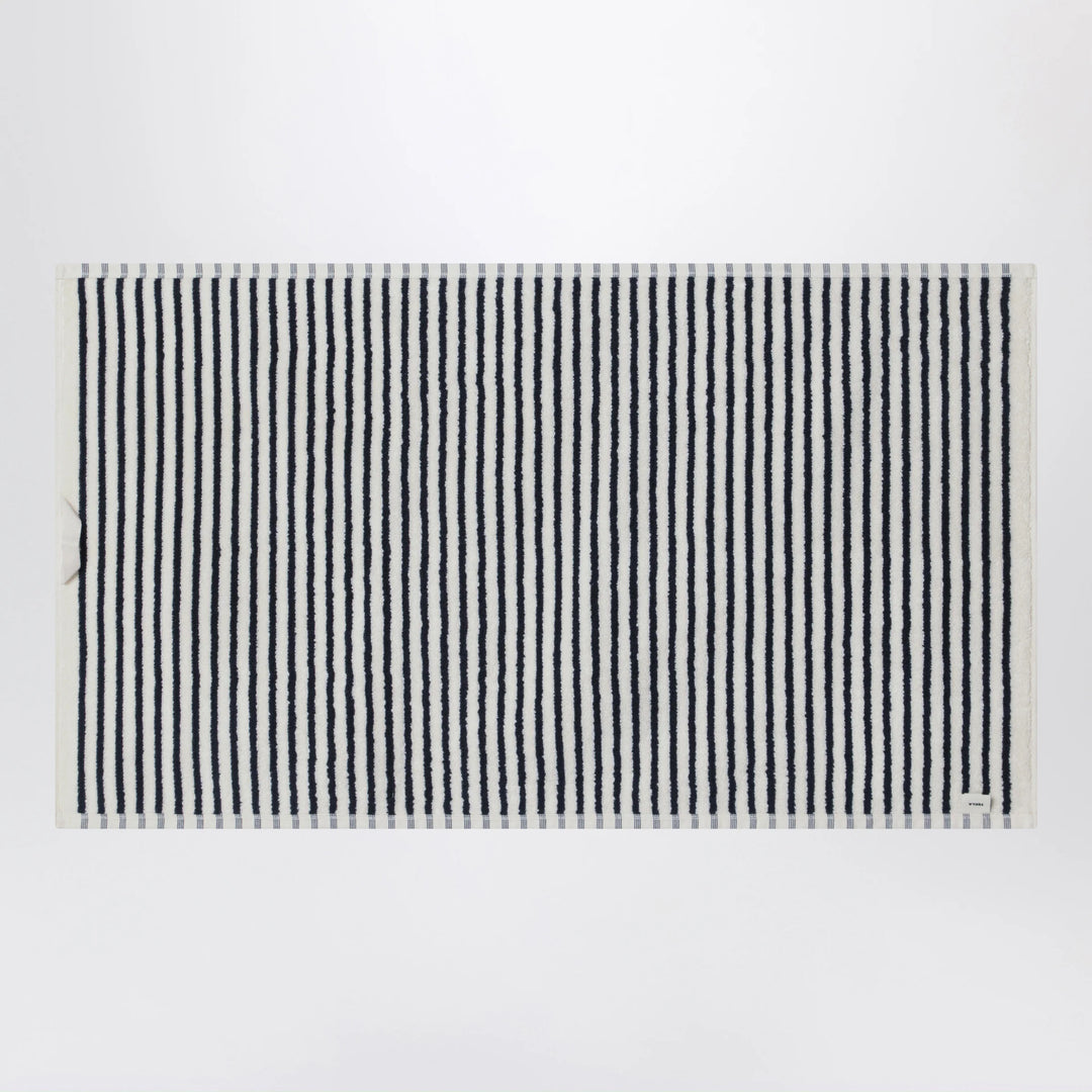 Tekla - White striped towel 50x90