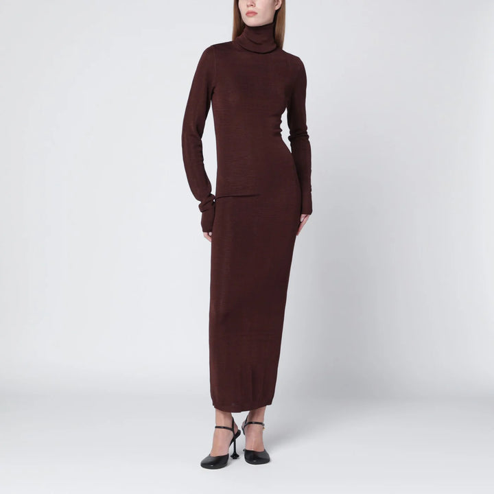 Entire Studios - Brown turtleneck dress