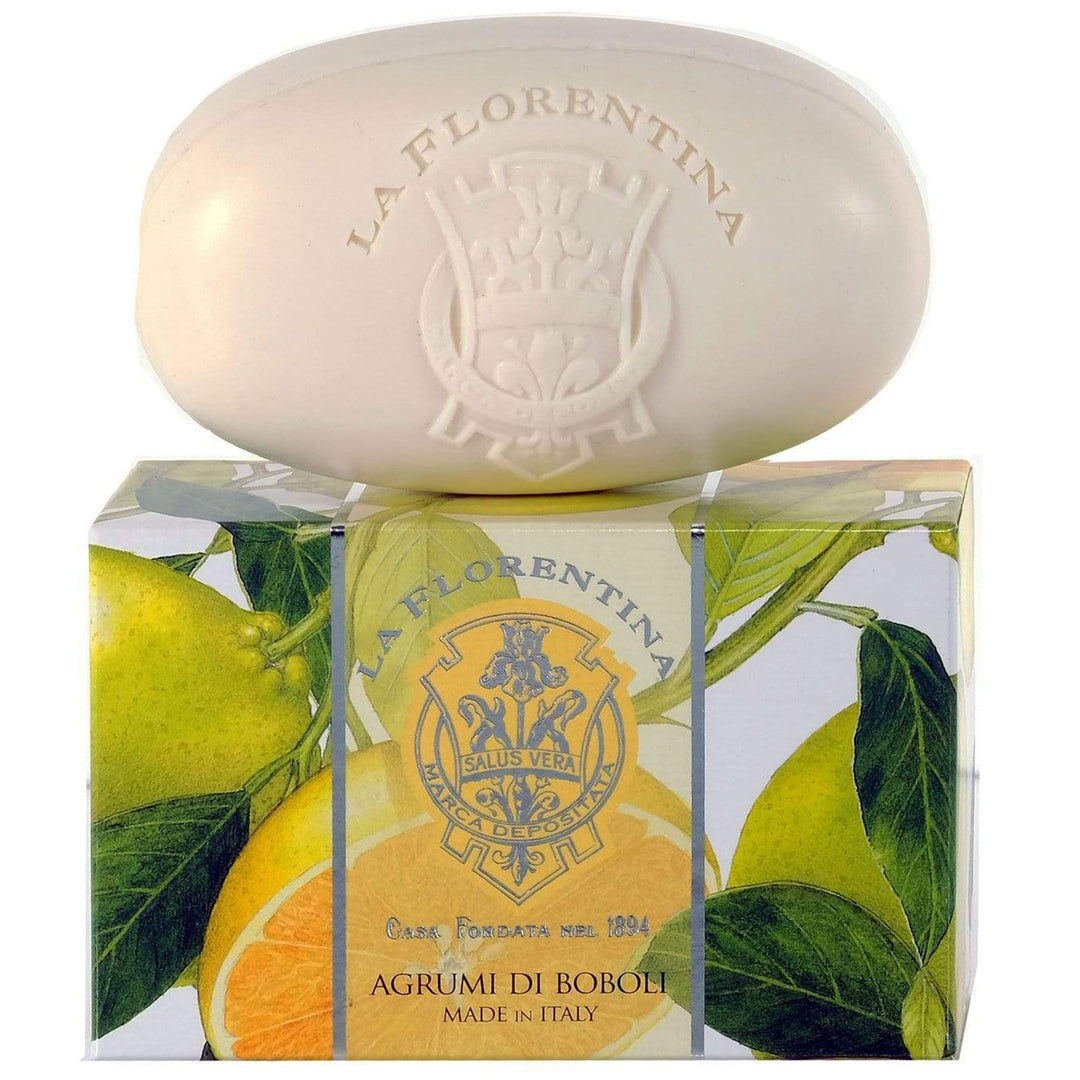 La Florentina 300g Bar Soap Gift Boxed La Florentina Boboli Citrus Bar Soap 300g Set of 3Pcs Brand