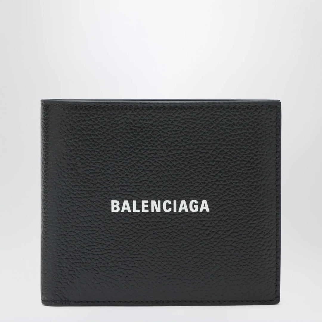 Balenciaga - Black horizontal wallet with logo Brand Apparel & Accessories U