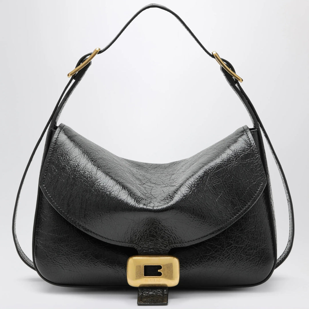 Balenciaga - Medium Clicca shoulder bag in lambskin leather, black Brand Apparel & Accessories TU