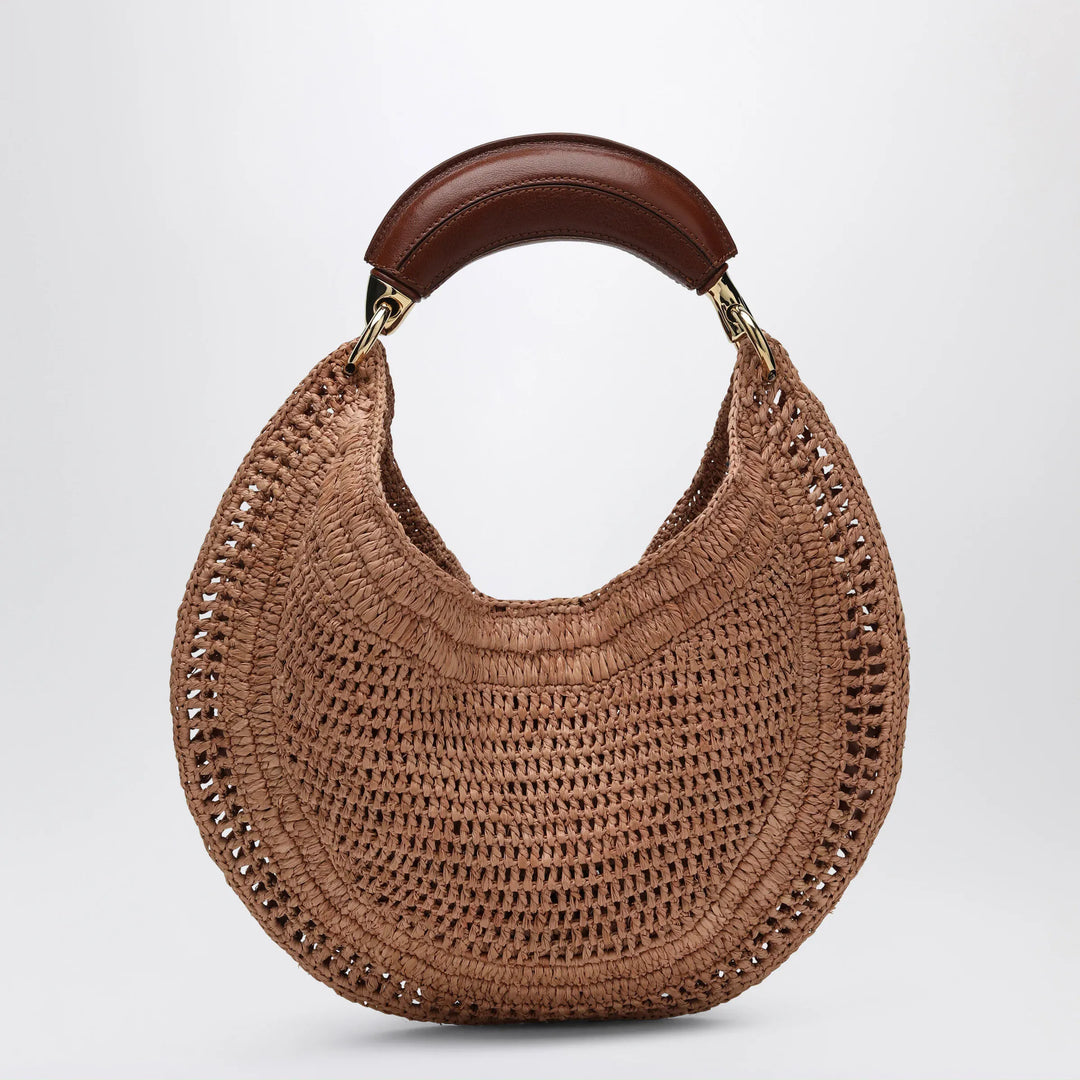 Chloé - Borsa Hobo Summer Banana in rafia beige Brand Apparel &amp; Accessories TU
