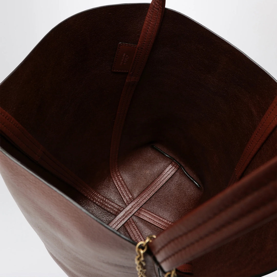 Chloé - Medium brown Chloé Spin Tote Bag Brand Apparel &amp; Accessories U