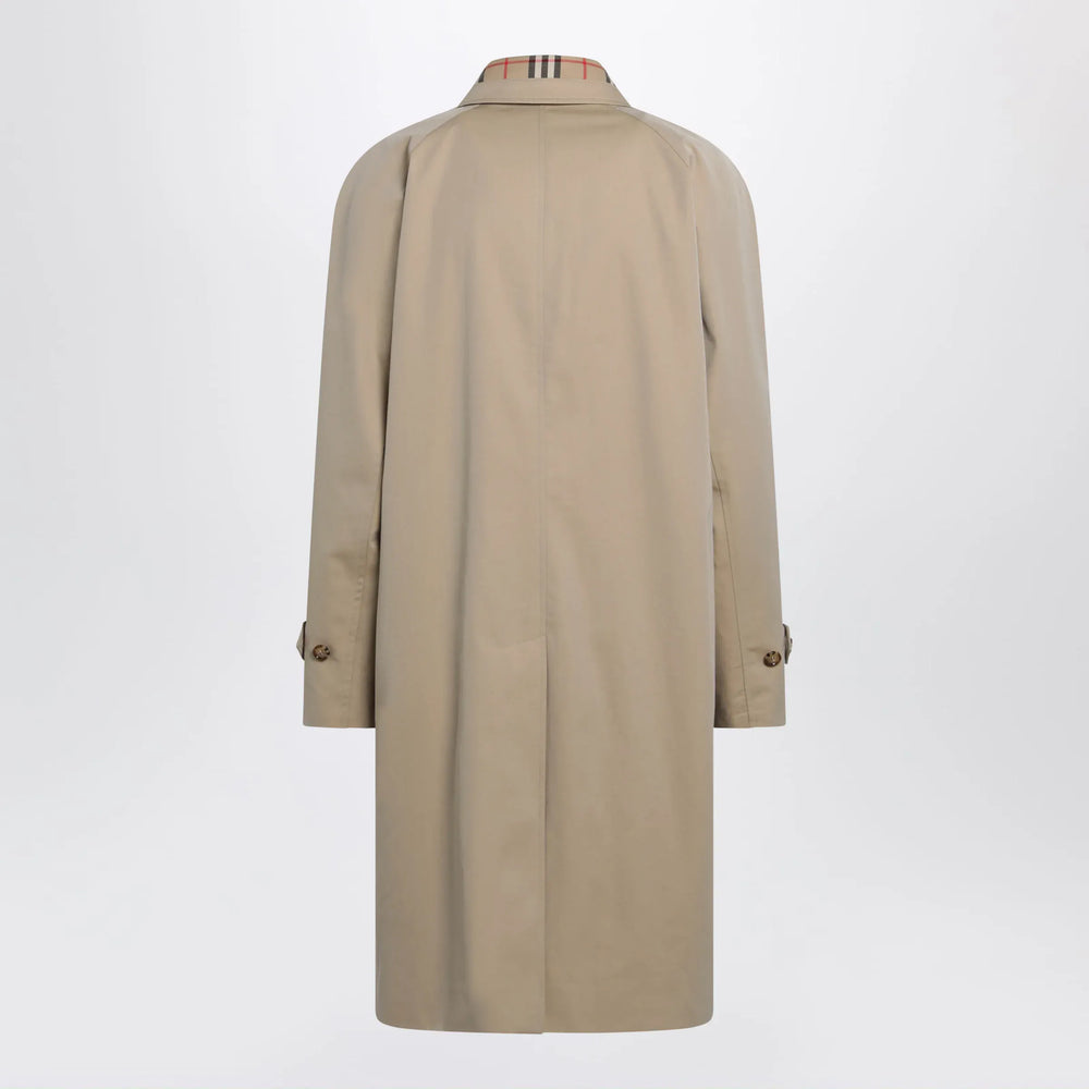 Burberry - Honey beige cotton coat Brand Apparel & Accessories > Clothing > Outerwear > Coats & Jackets