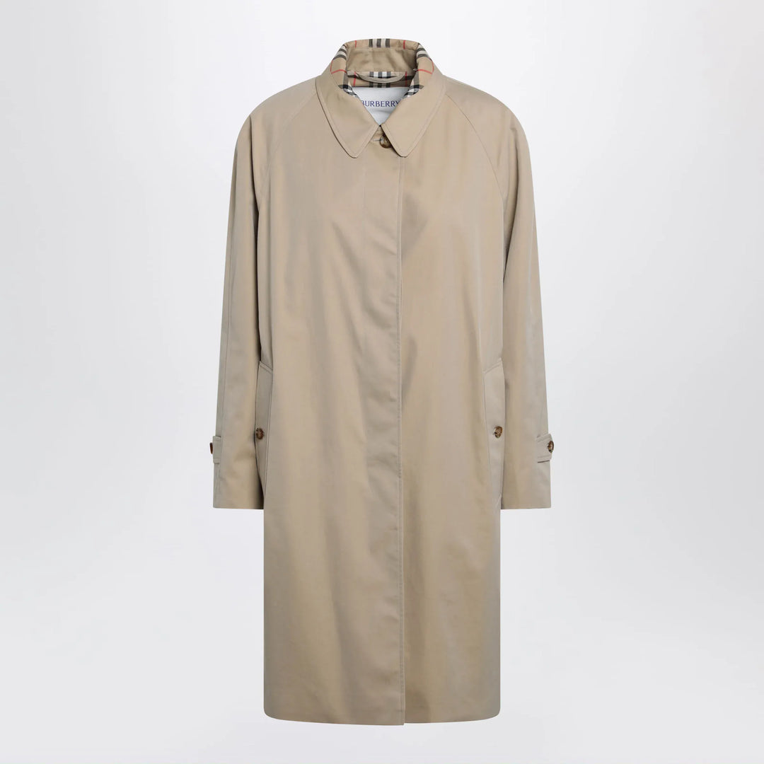 Burberry - Honey beige cotton coat Brand Apparel & Accessories > Clothing > Outerwear > Coats & Jackets 8 UK