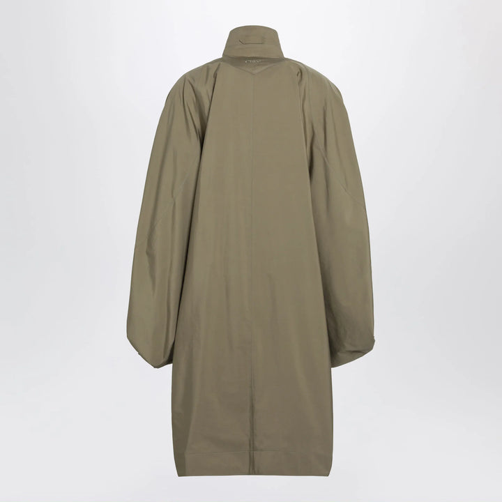 Chloé - Oversized cape coat in olive green poplin Brand Apparel &amp; Accessories > Clothing > Outerwear > Coats &amp; Jackets XS/S