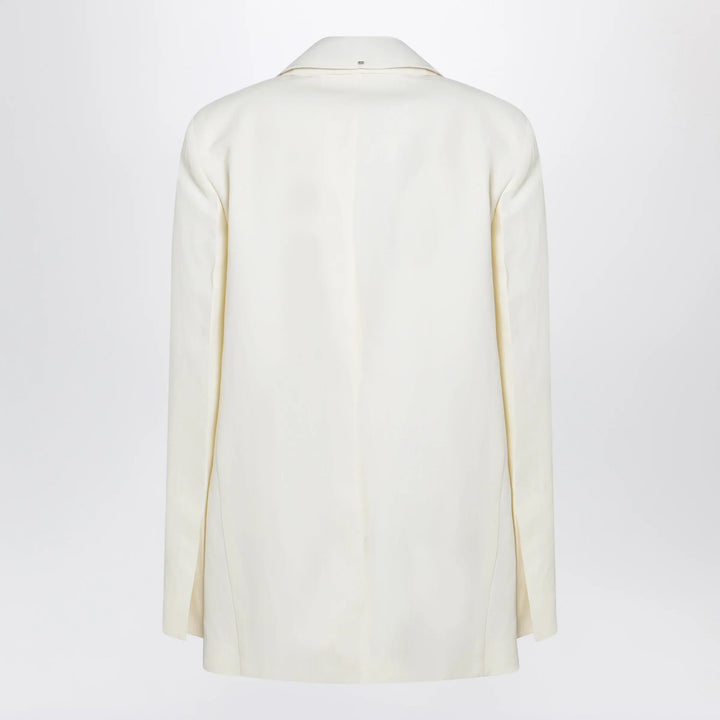 Sportmax - Double-collar blazer in viscose blend, yellow Brand Apparel &amp; Accessories > Clothing > Outerwear > Coats &amp; Jackets 42  IT