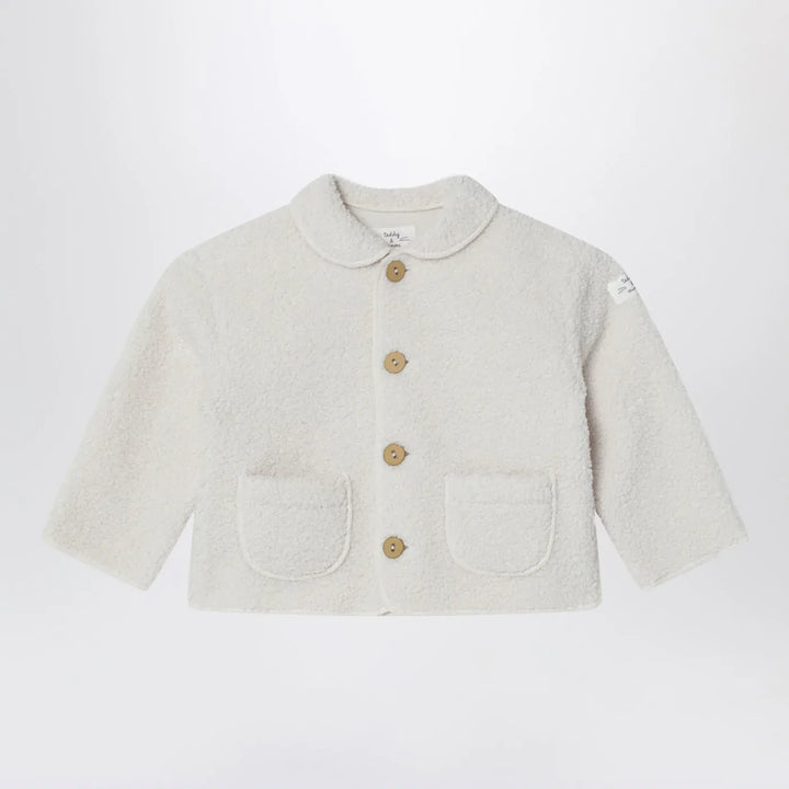 Teddy &amp; Minou - Ivory teddy-fabric jacket Brand Apparel &amp; Accessories > Clothing > Outerwear > Coats &amp; Jackets 36M