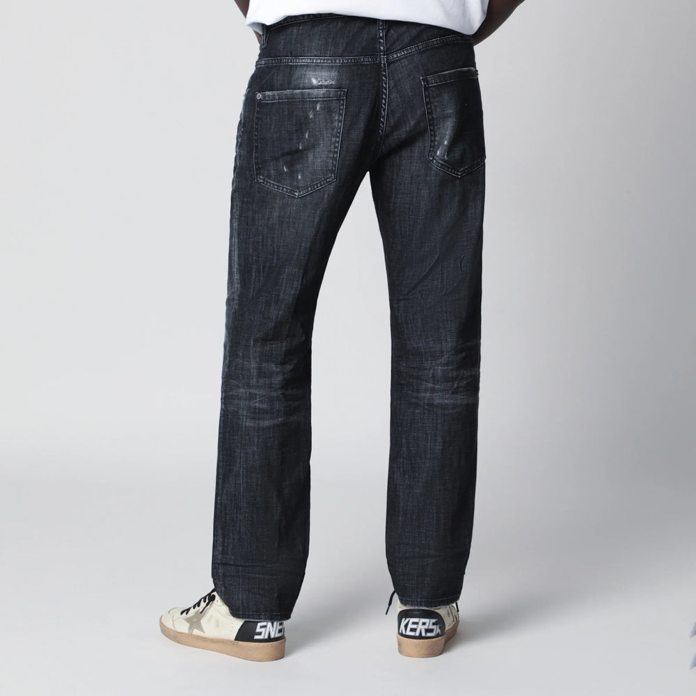 Dsquared2 - Black washed-effect distressed jeans Brand Apparel & Accessories > Clothing > Pants