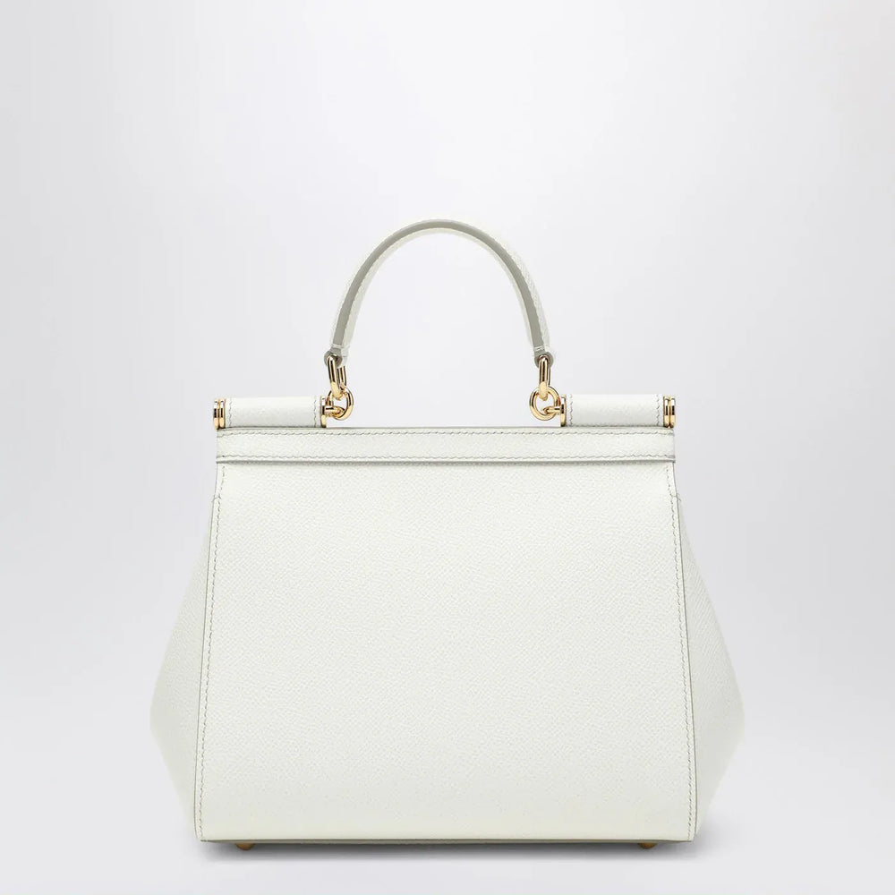 Dolce&Gabbana - Sicily medium top-handle bag in white Brand Apparel & Accessories > Clothing > Shirts & Tops TU