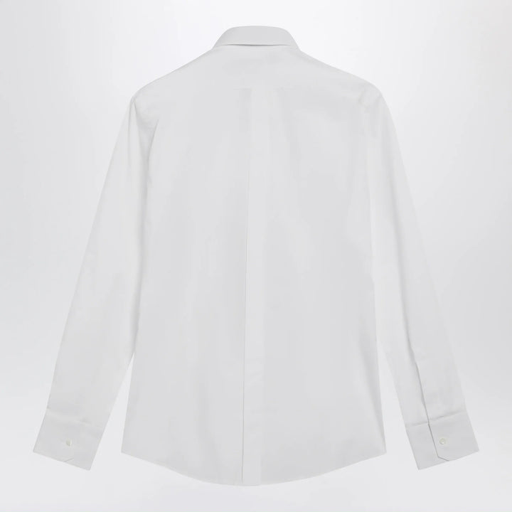 Dolce&amp;Gabbana - White stretch poplin gold shirt Brand Apparel &amp; Accessories > Clothing > Shirts &amp; Tops 39