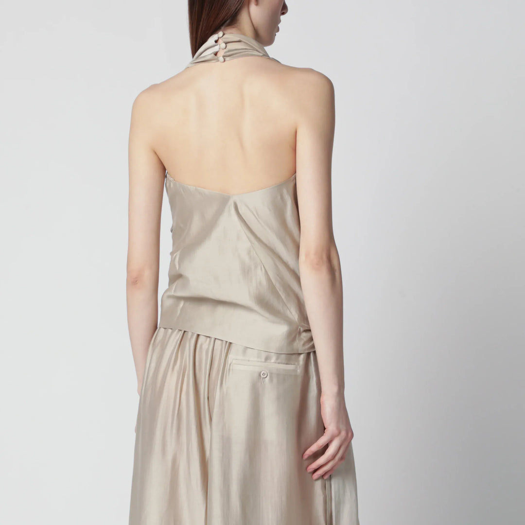 Entire Studios - Flowing champagne-colored top Brand Apparel &amp; Accessories > Clothing > Shirts &amp; Tops