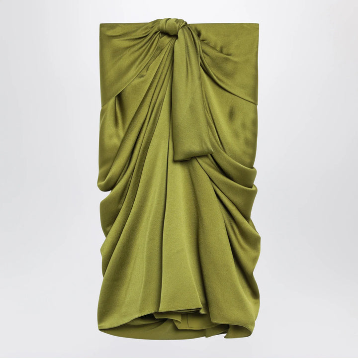 Chloé - Green draped silk skirt Brand Apparel &amp; Accessories > Clothing > Skirts 36  FR
