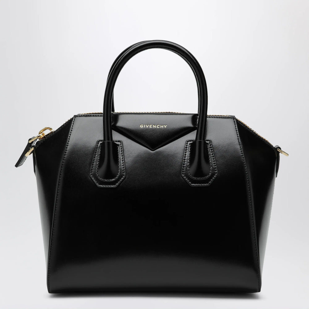 Givenchy - Small Black Antigona Bag In Leather Brand Apparel & Accessories TU