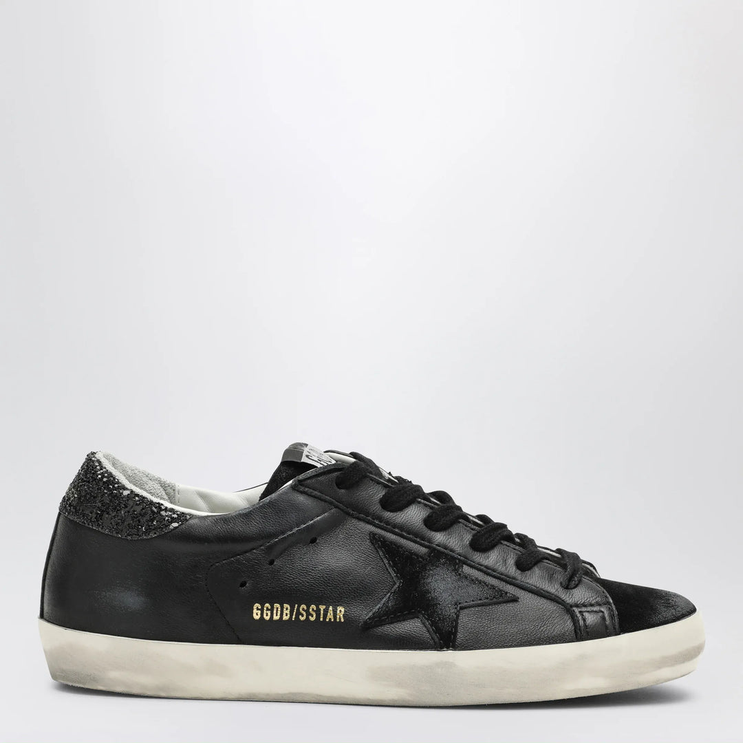 Golden Goose - Super-star black low trainer with rhinestones Brand Apparel & Accessories 36 IT
