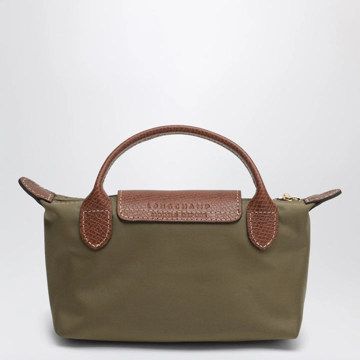 Longchamp - Le Pliage Original Pebble clutch bag olive Brand Apparel &amp; Accessories U