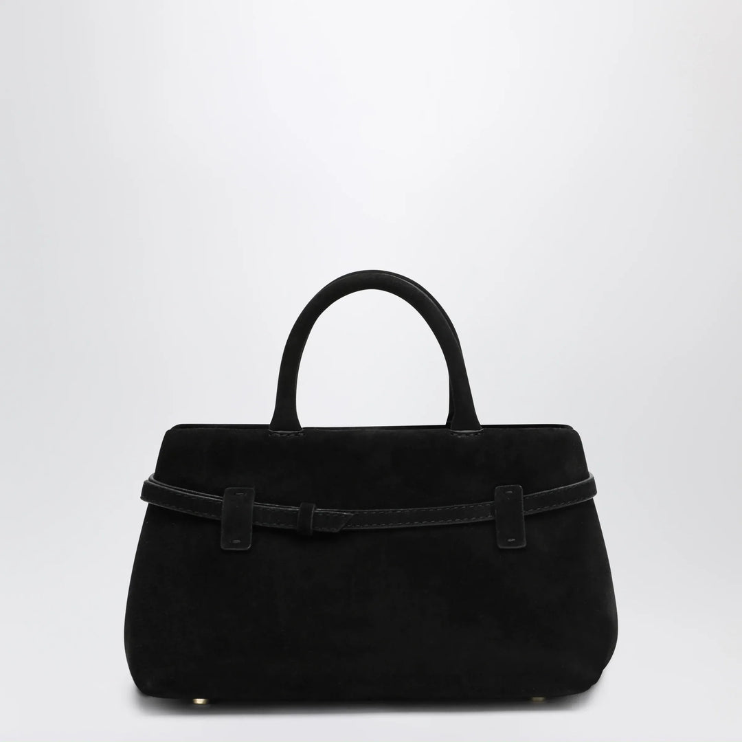 Manu Atelier - Le Cambon 25 black suede bag Brand Apparel &amp; Accessories U