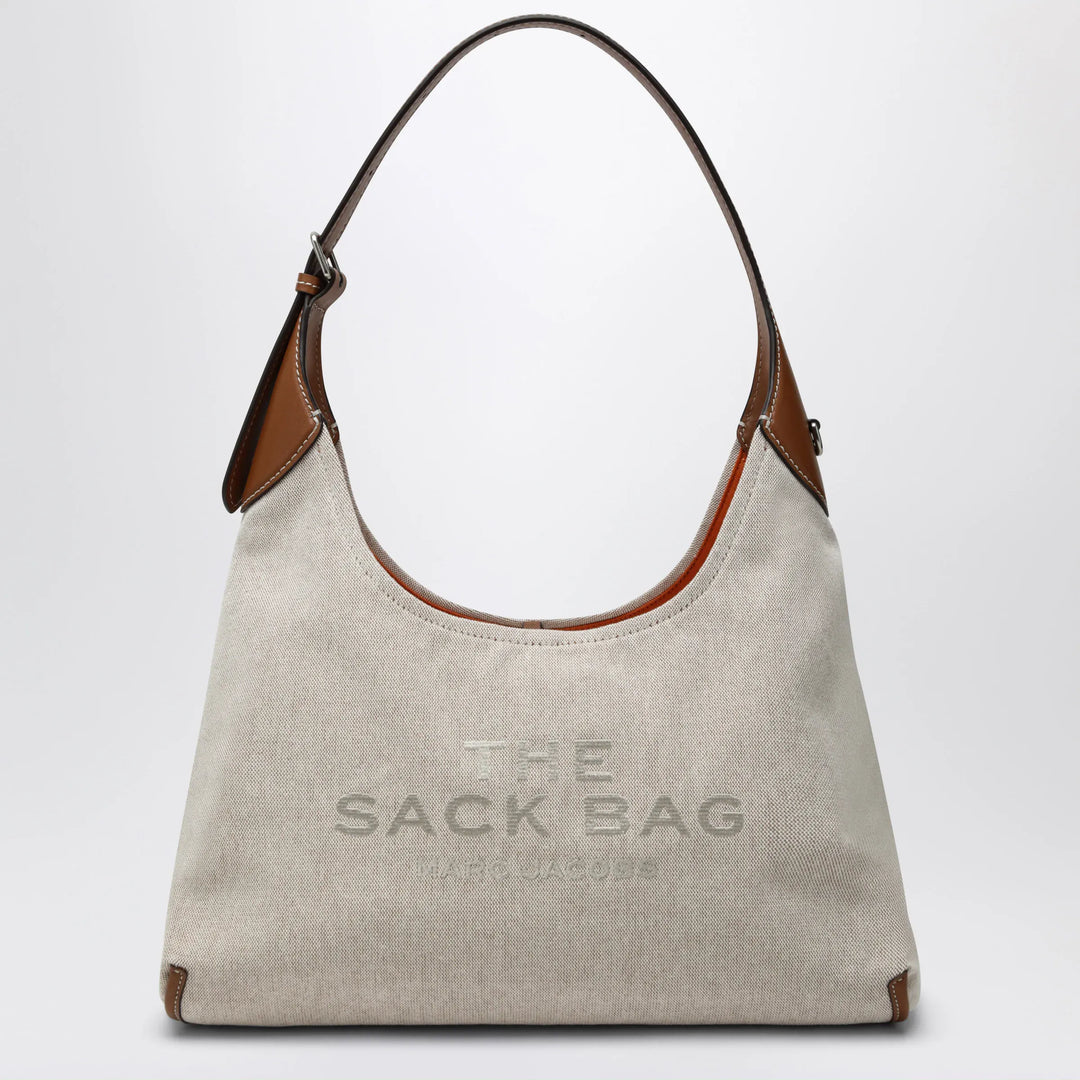 Marc Jacobs - Sack Bag bucket bag in canvas and leather beige/argan Brand Apparel & Accessories TU