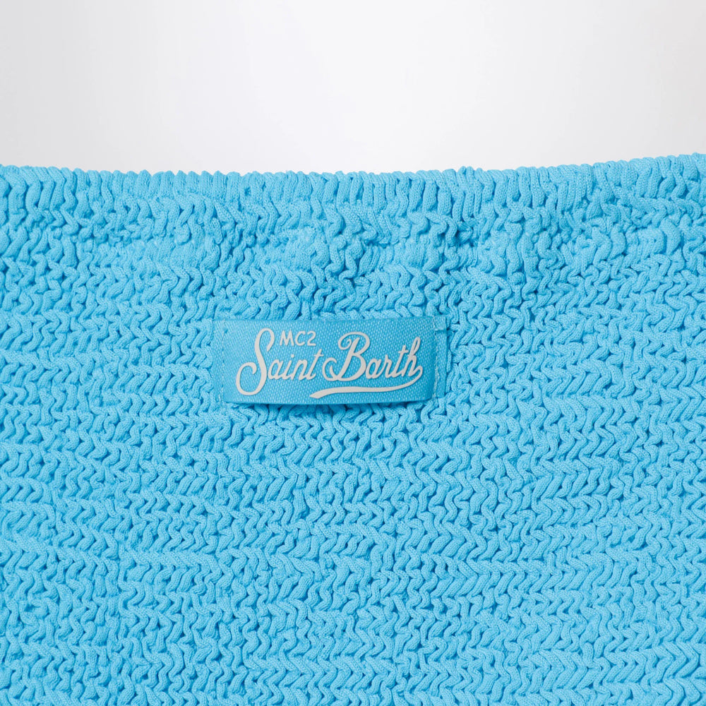 MC2 Saint Barth - Baker bikini in light blue crinkle fabric Brand Apparel & Accessories 6/10
